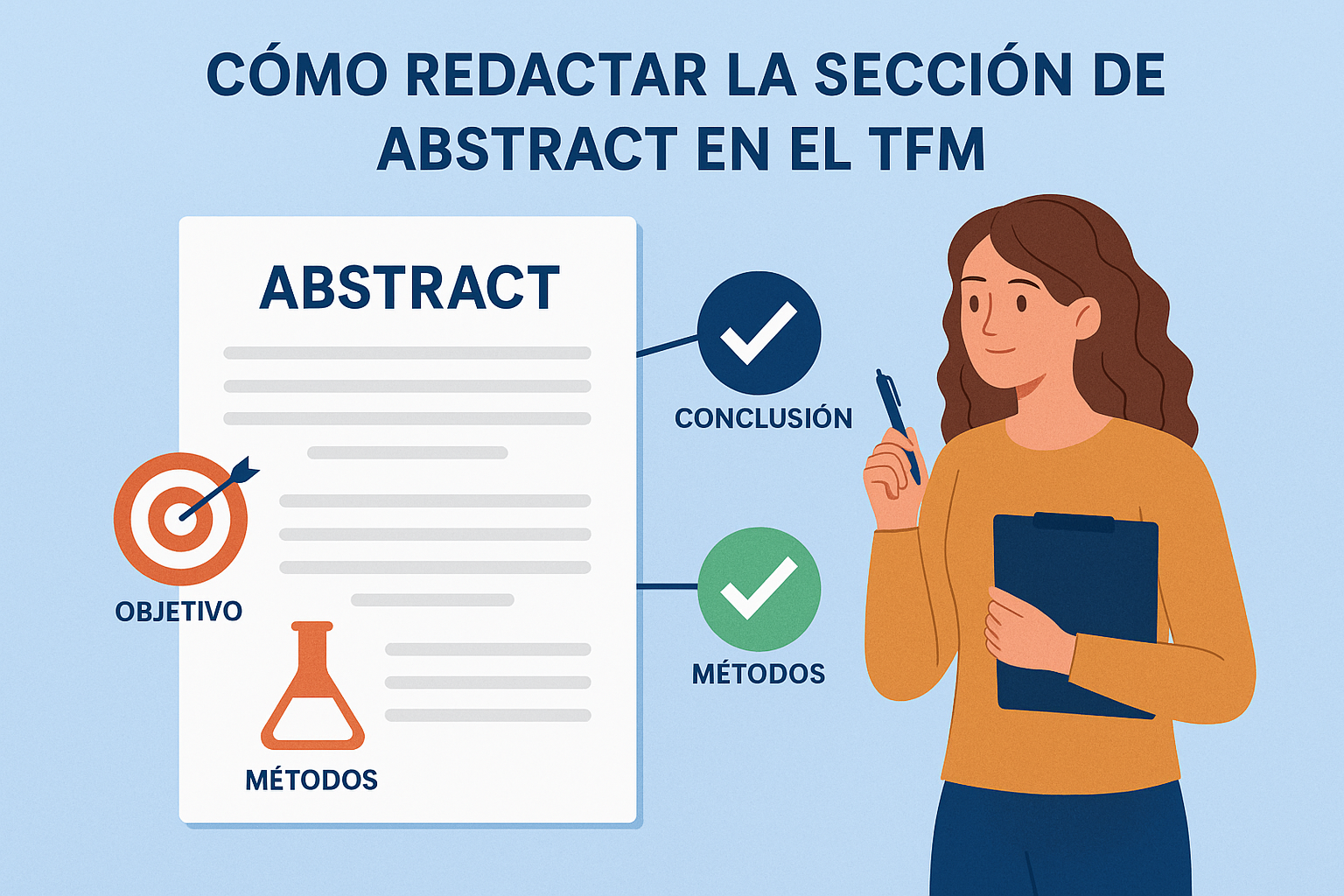 cómo redactar abstract tfm